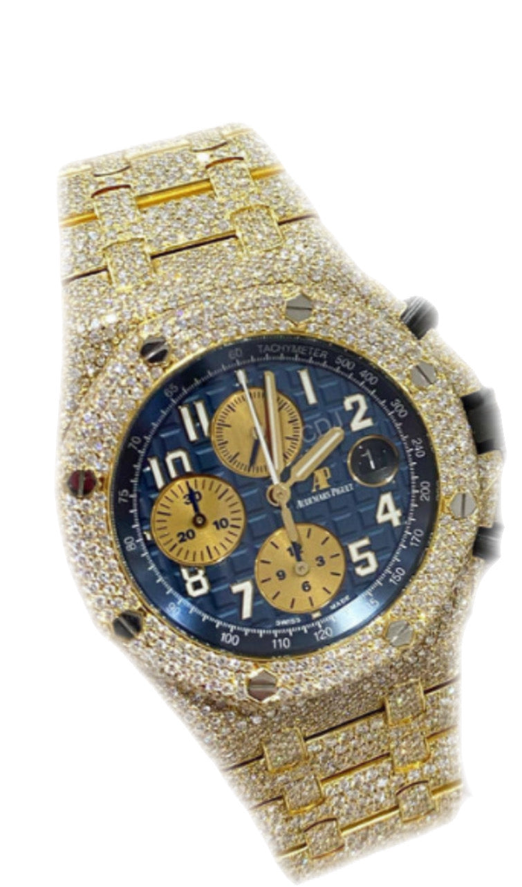 3 Dial Blue Watch 41MM