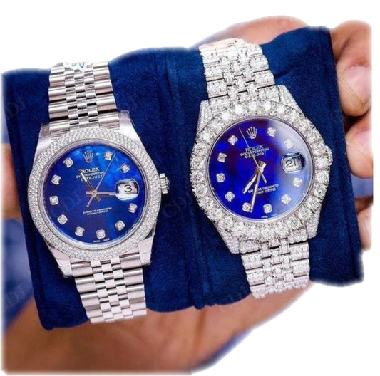 Fancy Blue Face Watch 41Mm