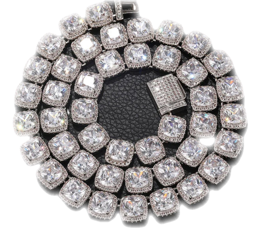 10MM Iced Out  Tennis Necklace