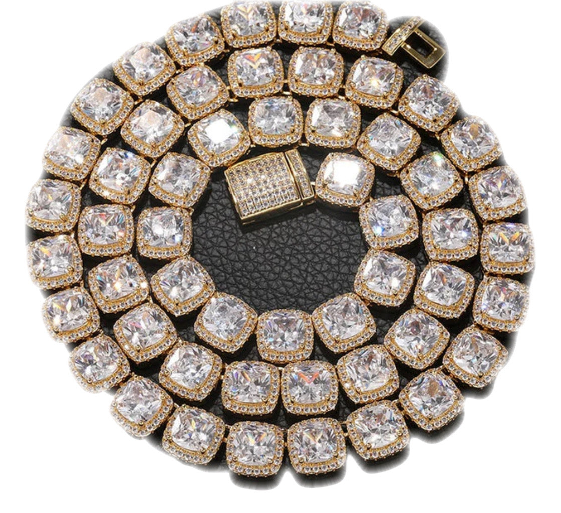 10MM Iced Out  Tennis Necklace