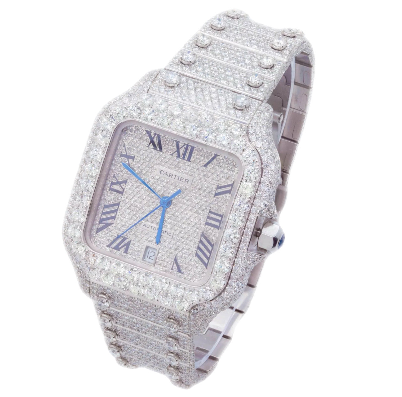 Card1 White diamond Watch 36MM