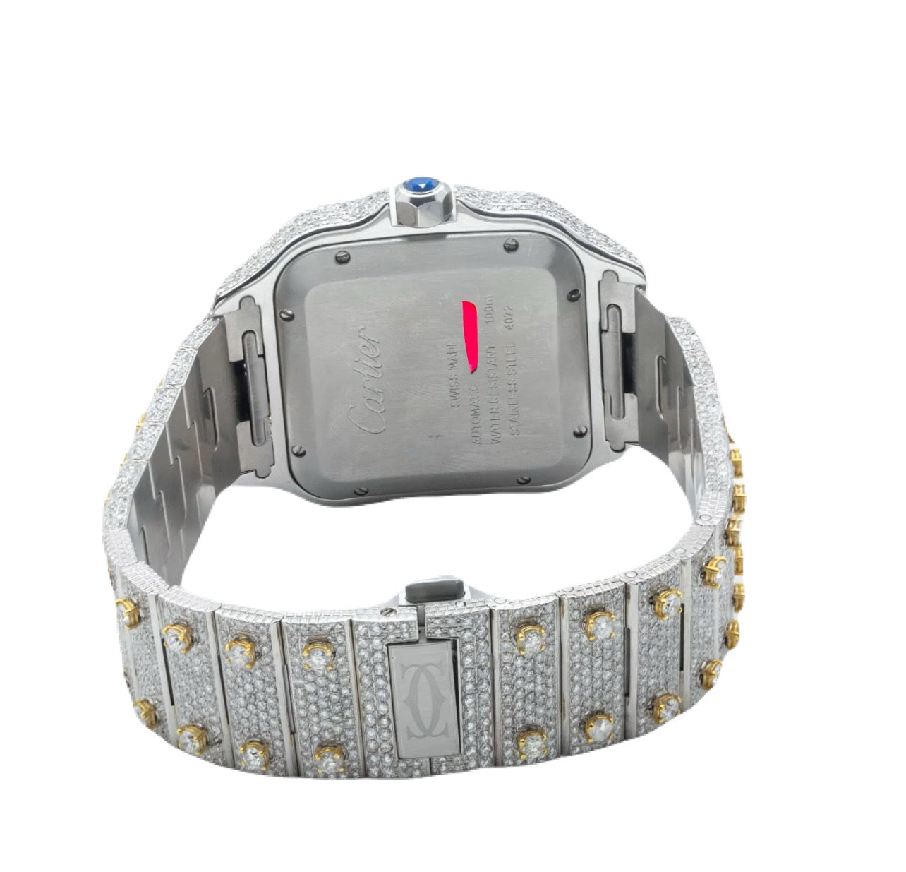 Card1 Yellow & White Watch 36MM