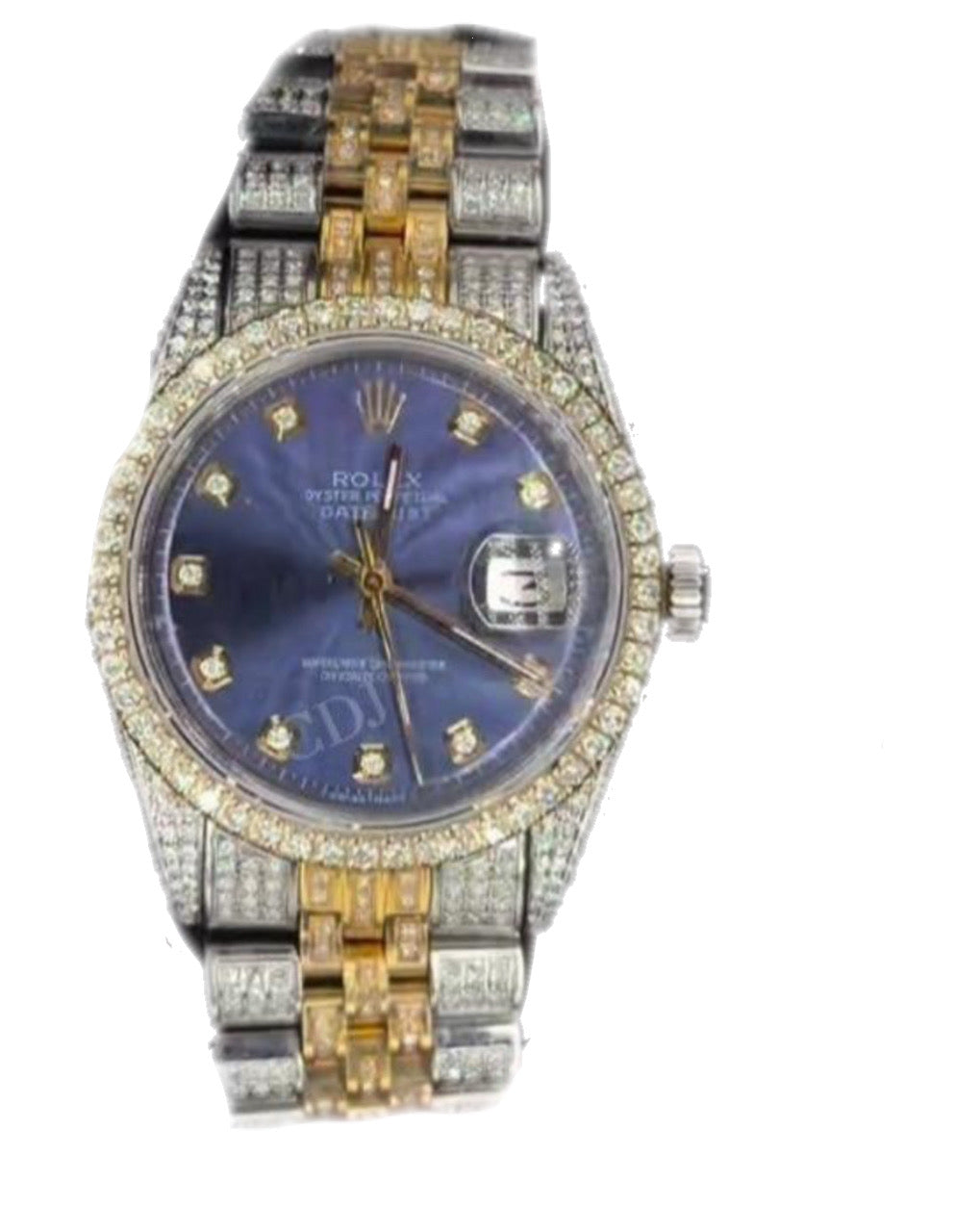 Navy Blue Two Tone Watch 41MM