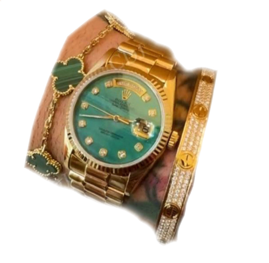 Green Face Watch 41MM